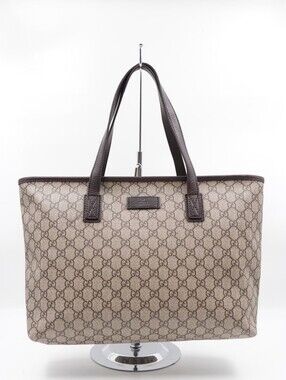 CM52 💟 Gucci GG Supreme Coated Canvas Joy Large Tote Bag